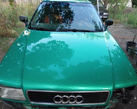 Зеленый Ауди 80, объемом двигателя 1.9 л и пробегом 400 тыс. км за 799 $, фото 1 на Automoto.ua