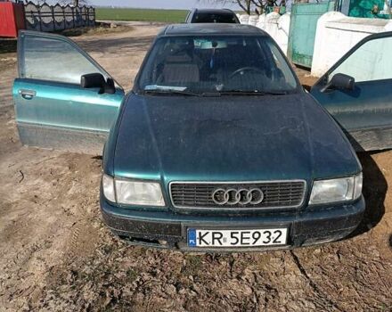Зеленый Ауди 80, объемом двигателя 2 л и пробегом 300 тыс. км за 1100 $, фото 2 на Automoto.ua