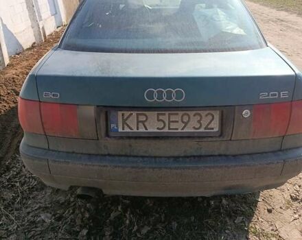 Зеленый Ауди 80, объемом двигателя 2 л и пробегом 300 тыс. км за 1100 $, фото 3 на Automoto.ua