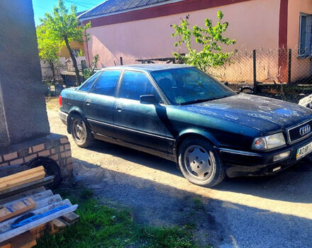 Зеленый Ауди 80, объемом двигателя 2 л и пробегом 380 тыс. км за 2100 $, фото 2 на Automoto.ua