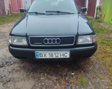 Зеленый Ауди 80, объемом двигателя 2.8 л и пробегом 327 тыс. км за 3200 $, фото 2 на Automoto.ua