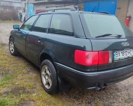 Зеленый Ауди 80, объемом двигателя 2.8 л и пробегом 327 тыс. км за 3200 $, фото 4 на Automoto.ua