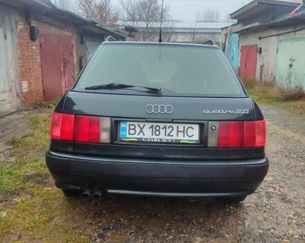 Зеленый Ауди 80, объемом двигателя 2.8 л и пробегом 327 тыс. км за 3200 $, фото 2 на Automoto.ua