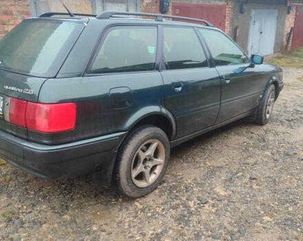 Зеленый Ауди 80, объемом двигателя 2.8 л и пробегом 327 тыс. км за 3200 $, фото 5 на Automoto.ua