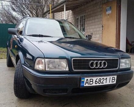 Зеленый Ауди 80, объемом двигателя 2 л и пробегом 340 тыс. км за 3500 $, фото 4 на Automoto.ua