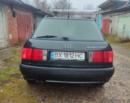 Зеленый Ауди 80, объемом двигателя 2.8 л и пробегом 327 тыс. км за 3200 $, фото 4 на Automoto.ua