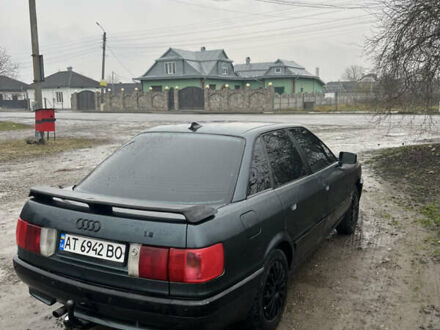 Зеленый Ауди 80, объемом двигателя 1.8 л и пробегом 250 тыс. км за 1700 $, фото 1 на Automoto.ua