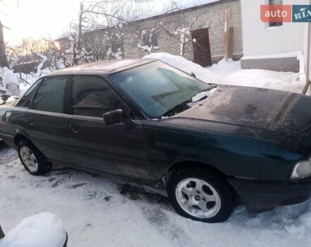 Зеленый Ауди 80, объемом двигателя 1.8 л и пробегом 498 тыс. км за 1200 $, фото 1 на Automoto.ua