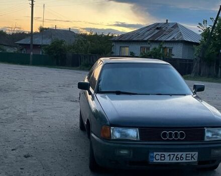 Зеленый Ауди 80, объемом двигателя 1.8 л и пробегом 478 тыс. км за 1400 $, фото 1 на Automoto.ua