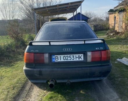 Зеленый Ауди 80, объемом двигателя 1.8 л и пробегом 416 тыс. км за 1600 $, фото 1 на Automoto.ua