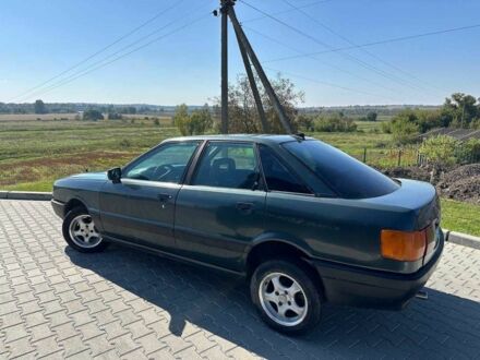 Зеленый Ауди 80, объемом двигателя 1.8 л и пробегом 340 тыс. км за 1250 $, фото 1 на Automoto.ua