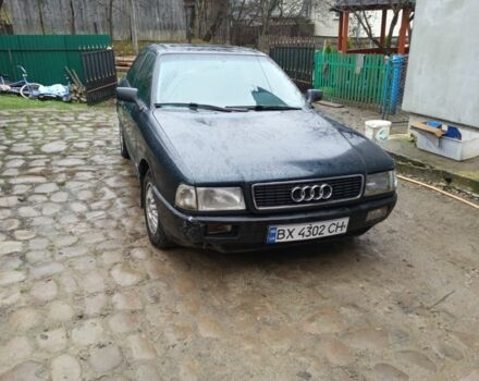 Зелений Ауді 80, об'ємом двигуна 1.6 л та пробігом 300 тис. км за 650 $, фото 1 на Automoto.ua