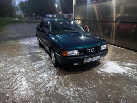 Зеленый Ауди 80, объемом двигателя 2 л и пробегом 300 тыс. км за 2700 $, фото 1 на Automoto.ua