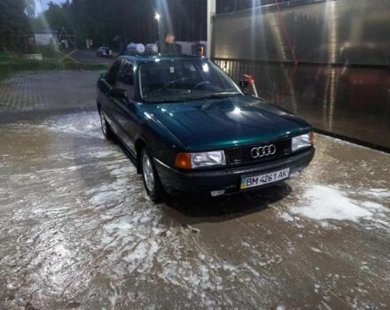 Зеленый Ауди 80, объемом двигателя 2 л и пробегом 300 тыс. км за 2700 $, фото 1 на Automoto.ua