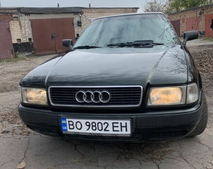 Зеленый Ауди 80, объемом двигателя 2 л и пробегом 356 тыс. км за 3000 $, фото 1 на Automoto.ua