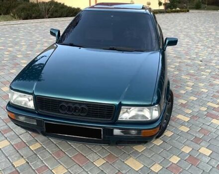 Зеленый Ауди 80, объемом двигателя 2.6 л и пробегом 359 тыс. км за 4500 $, фото 1 на Automoto.ua