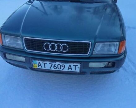 Зеленый Ауди 80, объемом двигателя 1.8 л и пробегом 180 тыс. км за 1650 $, фото 1 на Automoto.ua