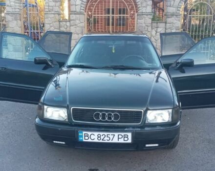 Зеленый Ауди 80, объемом двигателя 2 л и пробегом 330 тыс. км за 1800 $, фото 1 на Automoto.ua
