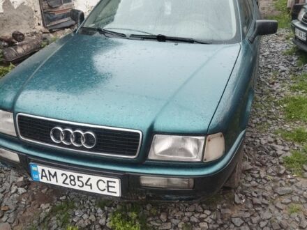 Зеленый Ауди 80, объемом двигателя 2 л и пробегом 250 тыс. км за 750 $, фото 1 на Automoto.ua