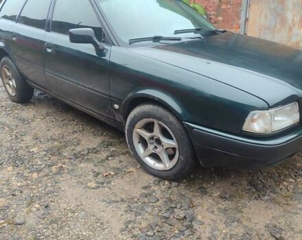 Зеленый Ауди 80, объемом двигателя 2.8 л и пробегом 327 тыс. км за 3200 $, фото 1 на Automoto.ua