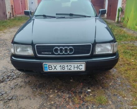 Зеленый Ауди 80, объемом двигателя 2.8 л и пробегом 327 тыс. км за 3200 $, фото 1 на Automoto.ua