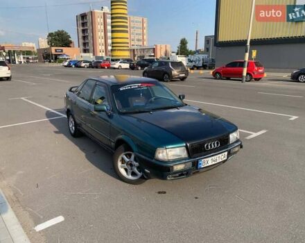 Зеленый Ауди 80, объемом двигателя 2 л и пробегом 412 тыс. км за 2100 $, фото 1 на Automoto.ua