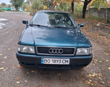 Зеленый Ауди 80, объемом двигателя 1.98 л и пробегом 230 тыс. км за 1650 $, фото 1 на Automoto.ua
