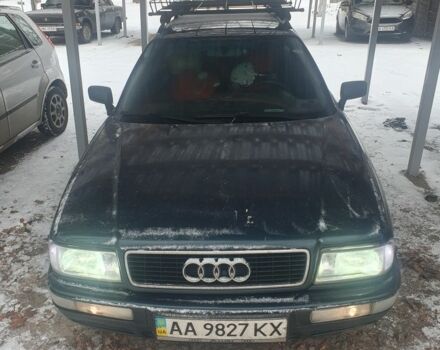 Зеленый Ауди 80, объемом двигателя 3 л и пробегом 370 тыс. км за 3700 $, фото 1 на Automoto.ua