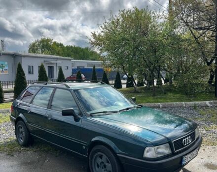 Зеленый Ауди 80, объемом двигателя 1.9 л и пробегом 350 тыс. км за 1400 $, фото 1 на Automoto.ua