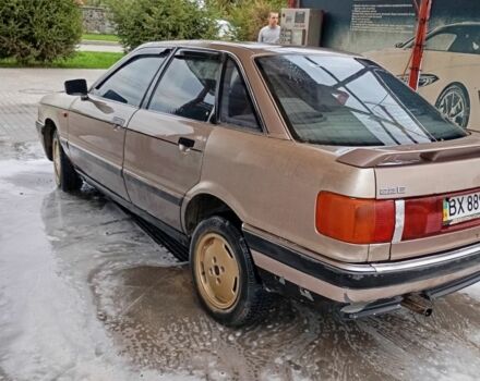 Бежевый Ауди 90, объемом двигателя 2.2 л и пробегом 333 тыс. км за 1500 $, фото 4 на Automoto.ua