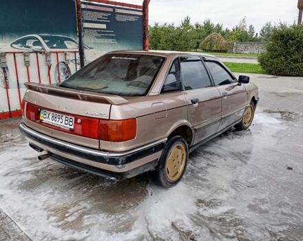 Бежевый Ауди 90, объемом двигателя 2.2 л и пробегом 333 тыс. км за 1500 $, фото 2 на Automoto.ua