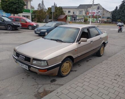 Бежевый Ауди 90, объемом двигателя 2.2 л и пробегом 333 тыс. км за 1500 $, фото 10 на Automoto.ua