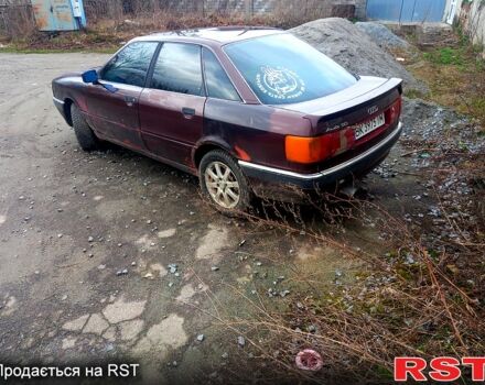 Червоний Ауді 90, об'ємом двигуна 2.3 л та пробігом 400 тис. км за 1600 $, фото 1 на Automoto.ua
