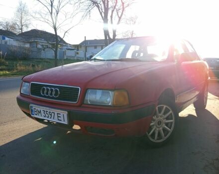 Червоний Ауді 90, об'ємом двигуна 2 л та пробігом 290 тис. км за 1150 $, фото 4 на Automoto.ua