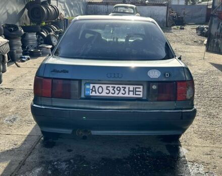 Синий Ауди 90, объемом двигателя 1.6 л и пробегом 300 тыс. км за 550 $, фото 4 на Automoto.ua