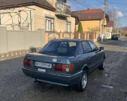 Синий Ауди 90, объемом двигателя 1.6 л и пробегом 300 тыс. км за 1050 $, фото 2 на Automoto.ua