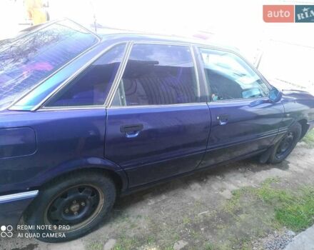 Синий Ауди 90, объемом двигателя 2 л и пробегом 320 тыс. км за 1800 $, фото 3 на Automoto.ua