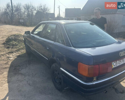Синий Ауди 90, объемом двигателя 0 л и пробегом 100 тыс. км за 1300 $, фото 2 на Automoto.ua