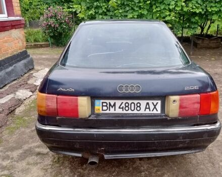 Синий Ауди 90, объемом двигателя 2 л и пробегом 350 тыс. км за 1050 $, фото 5 на Automoto.ua