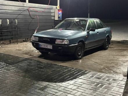 Синий Ауди 90, объемом двигателя 2 л и пробегом 200 тыс. км за 1500 $, фото 1 на Automoto.ua