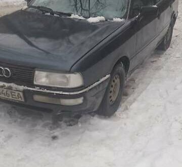 Синий Ауди 90, объемом двигателя 2.3 л и пробегом 220 тыс. км за 3000 $, фото 1 на Automoto.ua