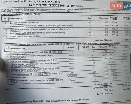 Білий Ауді А1, об'ємом двигуна 1.39 л та пробігом 111 тис. км за 9600 $, фото 49 на Automoto.ua