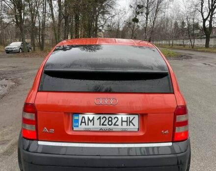 Красный Ауди А2, объемом двигателя 1.4 л и пробегом 238 тыс. км за 4000 $, фото 3 на Automoto.ua