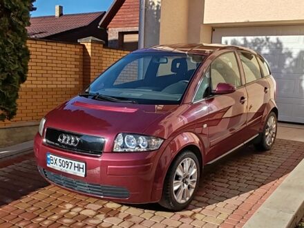 Ауди А2 2002 в Каменце-Подольском на Automoto.ua Красный Ауди А2, объемом двигателя 1.4 л и пробегом 193 тыс. км за 5400 $, фото 1 на Automoto.ua