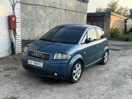 Ауди А2 2004 в Белой Церкве на Automoto.ua Синий Ауди А2, объемом двигателя 1.4 л и пробегом 150 тыс. км за 1500 $, фото 1 на Automoto.ua
