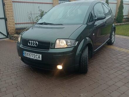 Зеленый Ауди А2, объемом двигателя 1.4 л и пробегом 353 тыс. км за 3600 $, фото 1 на Automoto.ua