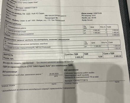 Белый Ауди А3, объемом двигателя 1.8 л и пробегом 99 тыс. км за 15000 $, фото 26 на Automoto.ua