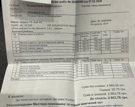 Белый Ауди А3, объемом двигателя 1.8 л и пробегом 99 тыс. км за 15000 $, фото 31 на Automoto.ua