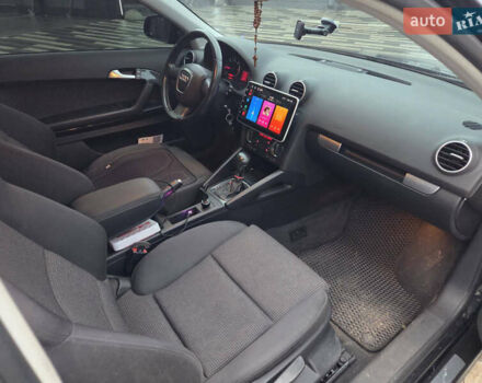 Черный Ауди А3, объемом двигателя 2 л и пробегом 271 тыс. км за 6000 $, фото 6 на Automoto.ua