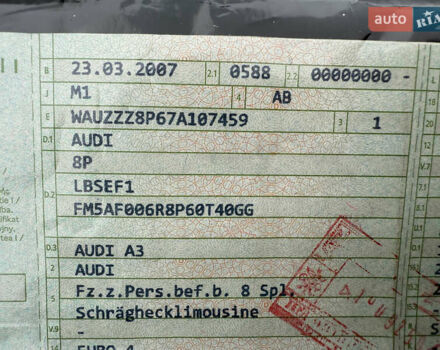 Черный Ауди А3, объемом двигателя 1.6 л и пробегом 207 тыс. км за 6699 $, фото 19 на Automoto.ua